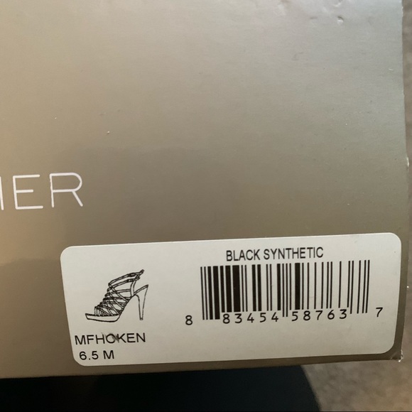 Marc Fisher “Hoken” Black Synthetic Heels-Size 6.5 - Picture 13 of 15